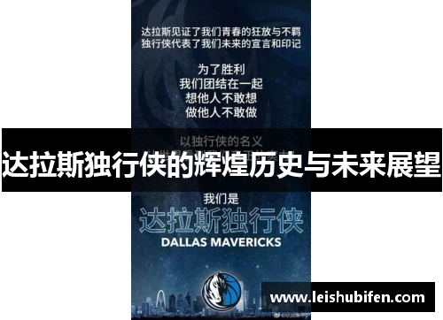 达拉斯独行侠的辉煌历史与未来展望